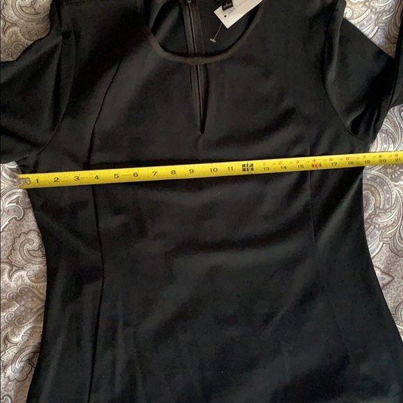 💋Ann Taylor Black Peplum Top - Picture 7 of 7